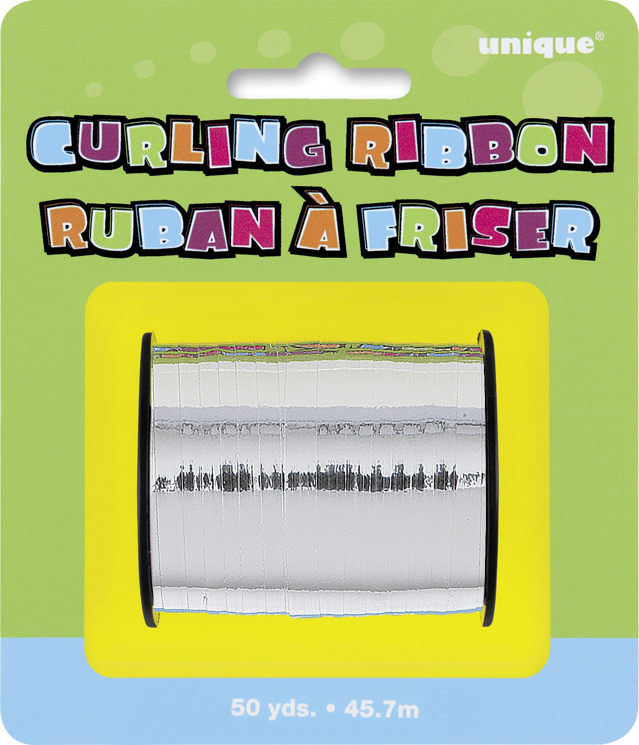 Ribbon Roll Silver Metallic