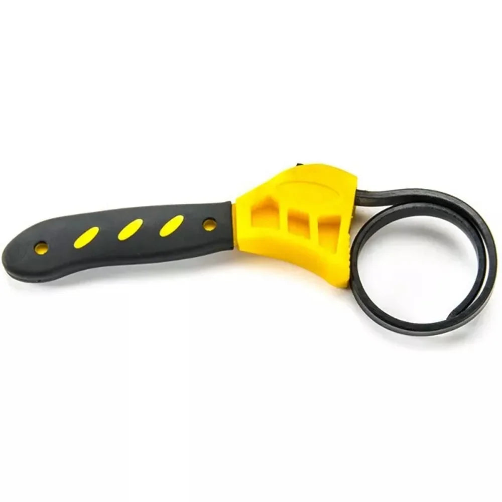 6-inch Adjustable Belt Wrench Plastic Multi-function Bottle Opener Universal Auto Repair Filter Hardware Tool