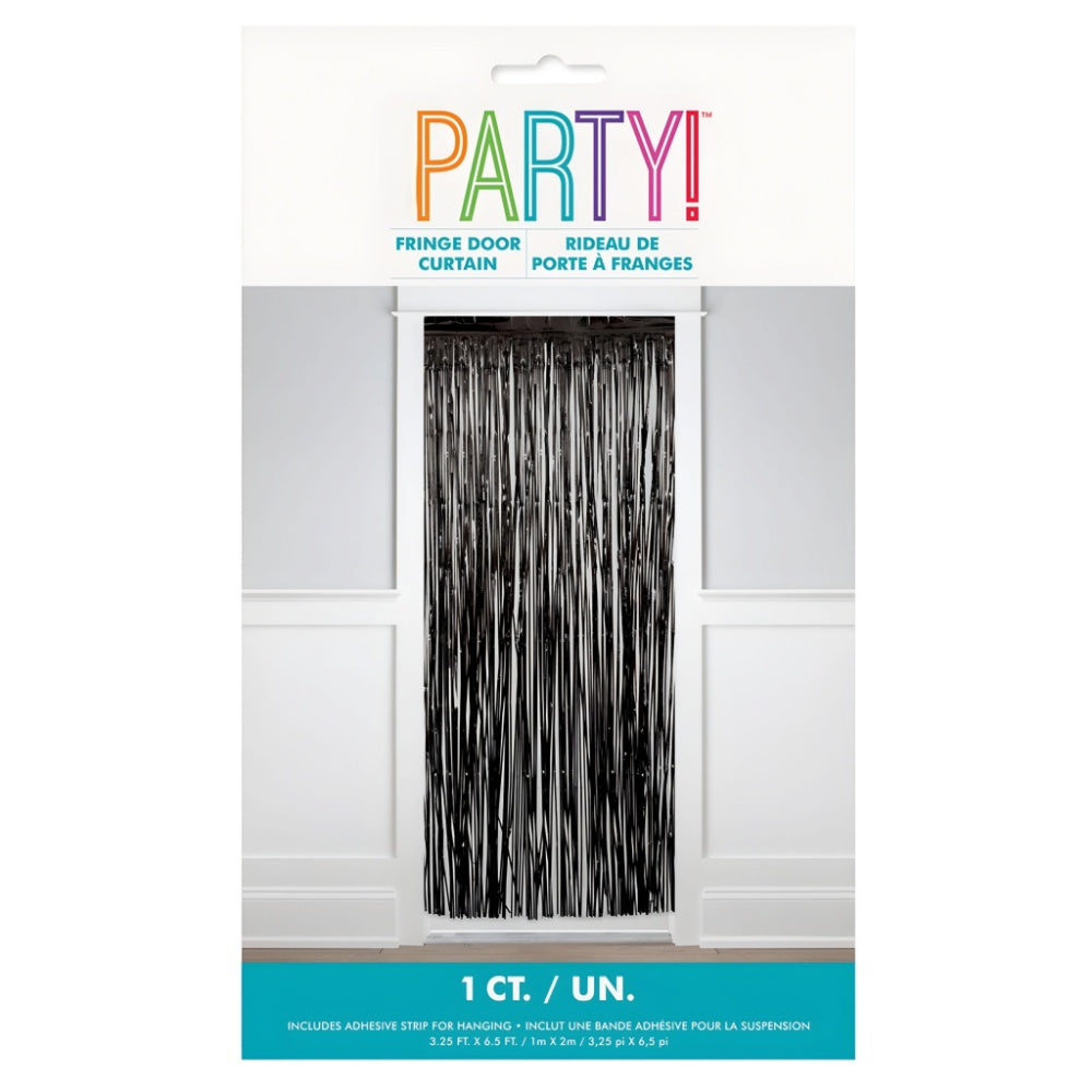 BLCK FL FRNG DOOR CURTAIN 1X2M