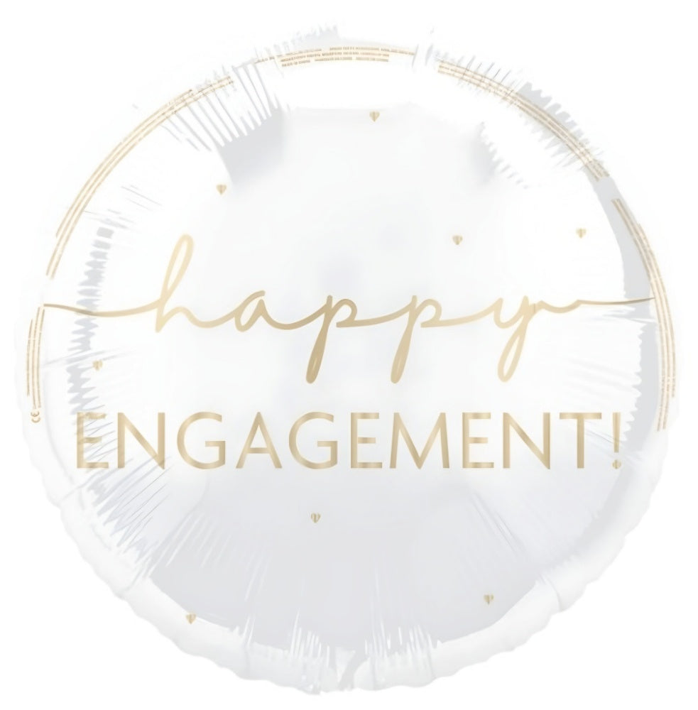 18" PKG HPY ENGAGEMENT FL BLLN