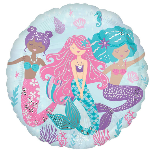 Foil Balloon 18"(45cm) Shimmering Mermaid
