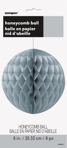 Honeycomb Ball Silver 20cm (8")