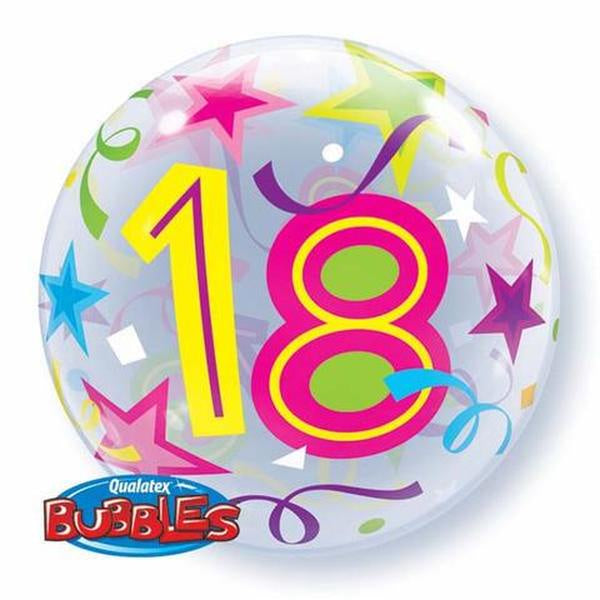 Bubble Balloon 22" Brilliant Star '18'