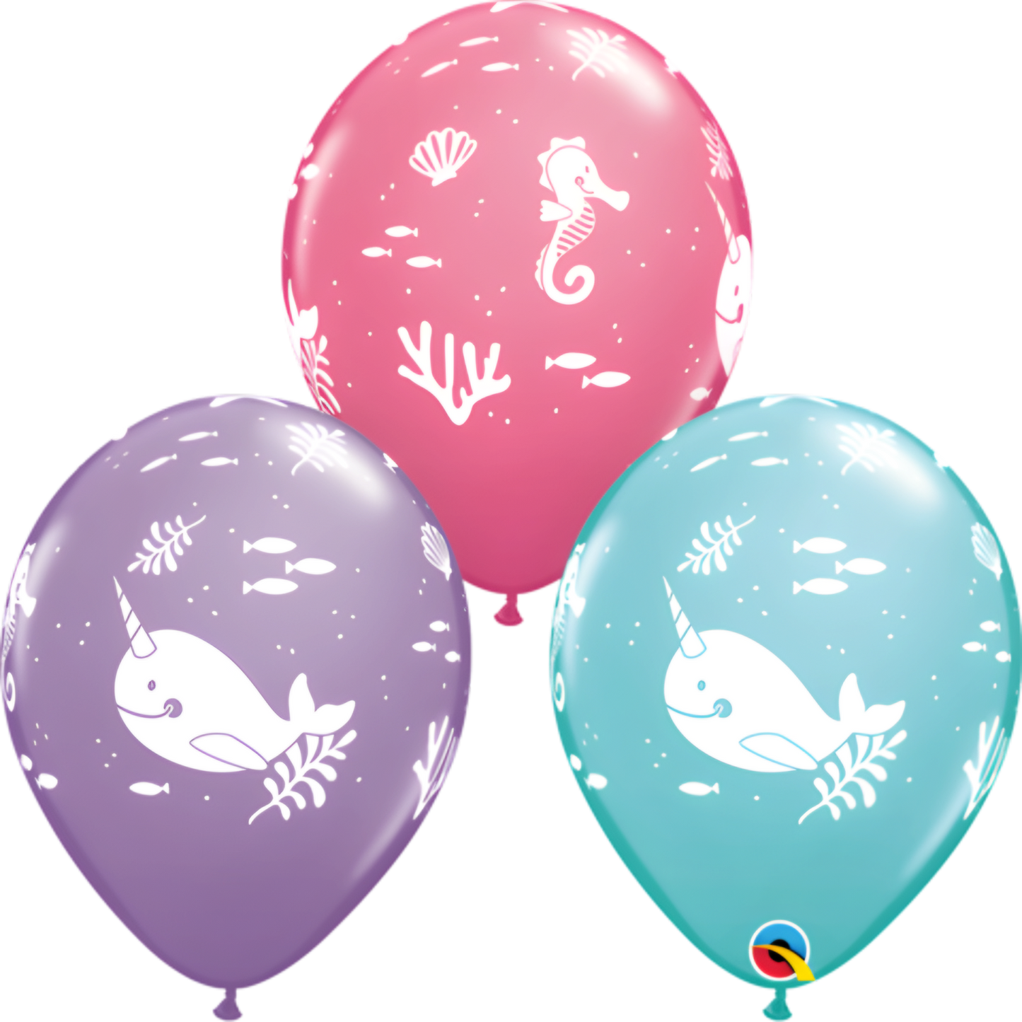 Under The Sea Printed Latex Balloons 11in Pack of 50 Kids Party Decoration