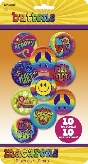 60's Decade Buttons
