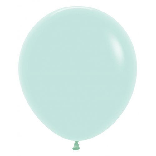 46cm(18") Matte Pastel Green Pack Of 25