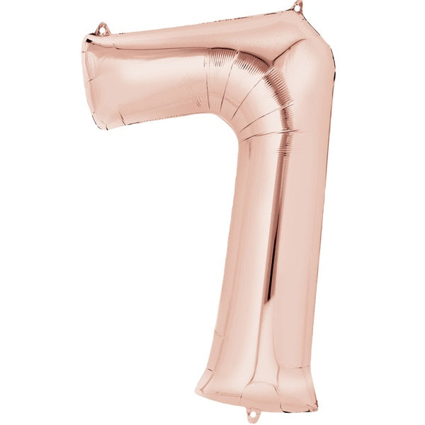 Foil Balloon Medium Size Rose Gold #7