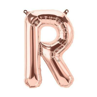 Foil Balloon 16" Letter Rose Gold #R