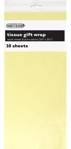 10 Tissue Sheets - Ivory