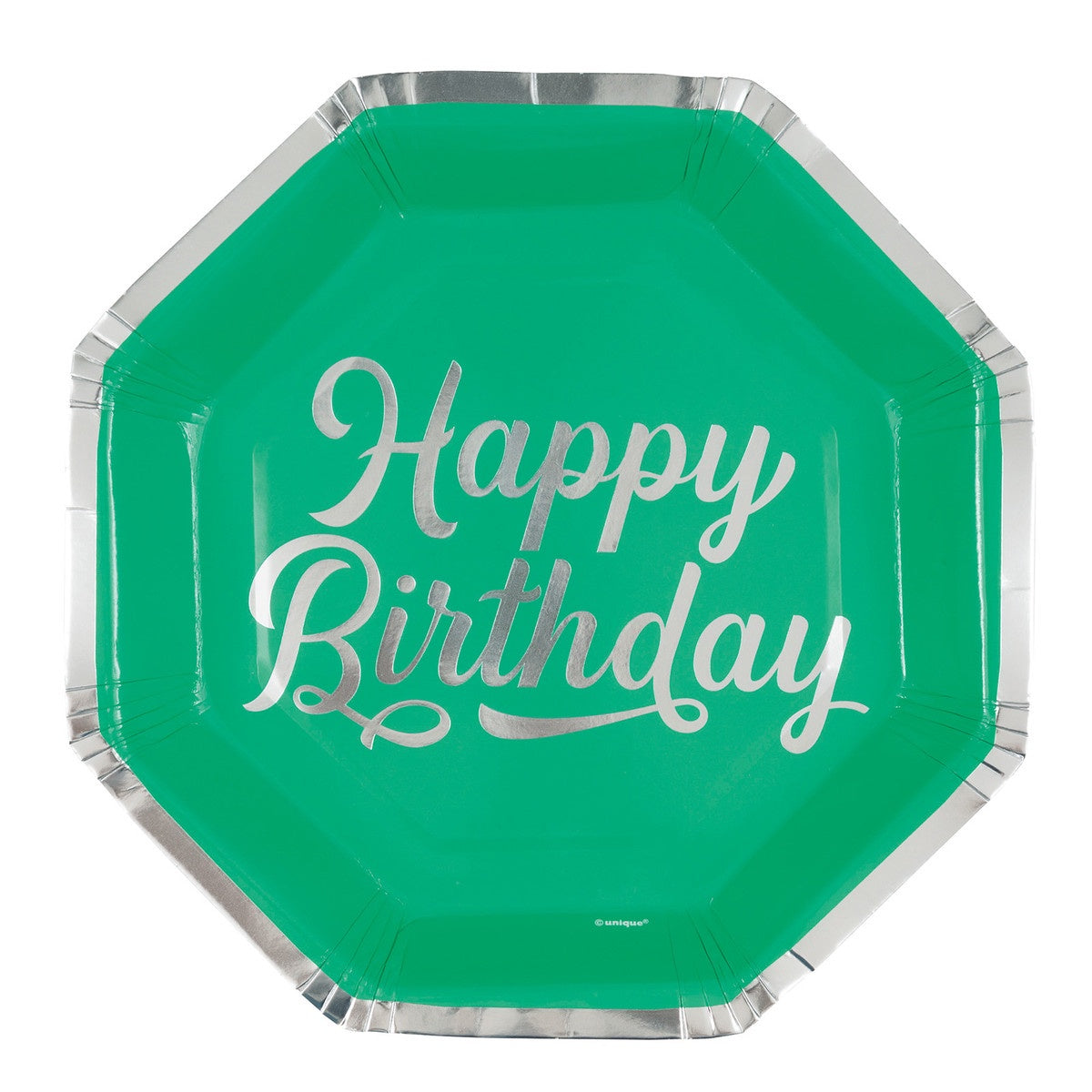 8 BOLD BDAY 8.25" OCT PLT-FS
