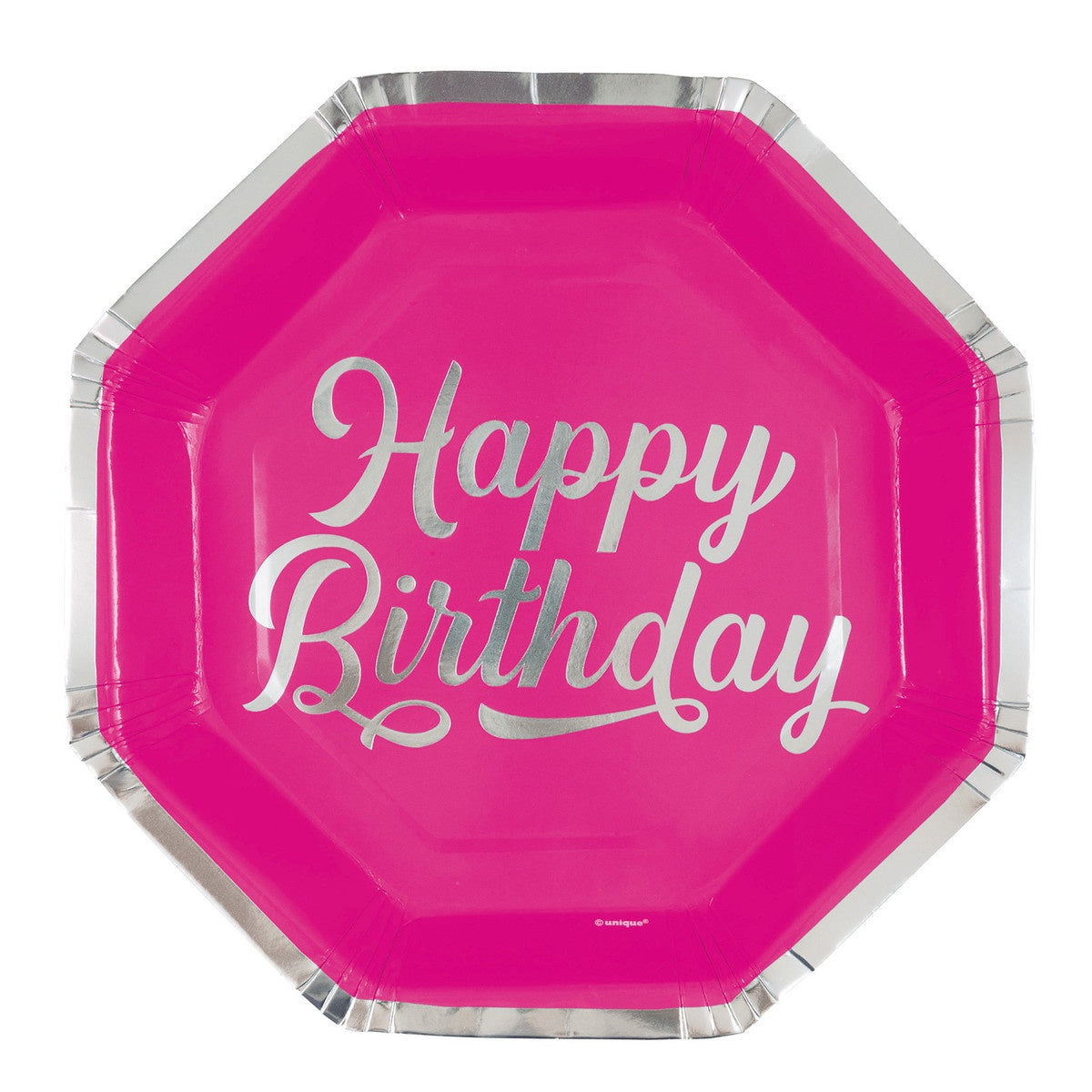 8 BOLD BDAY 9.25" OCT PLT-FS