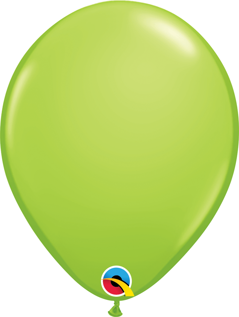 Latex Balloon 5"(12cm) Standard Lime Green Pack Of 100