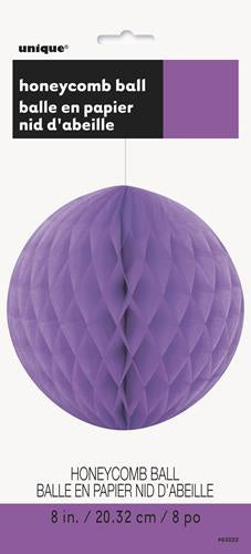 Honeycomb Ball Purple 20cm (8")