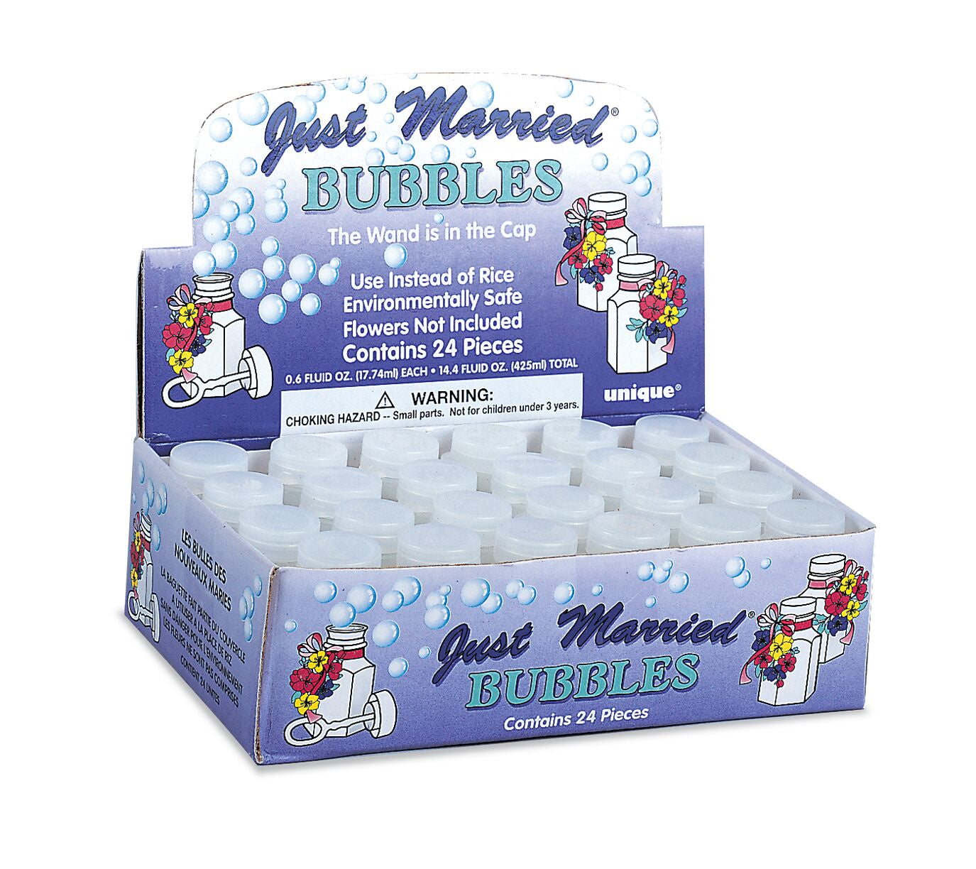 Bubbles Just Married Pack Of 24