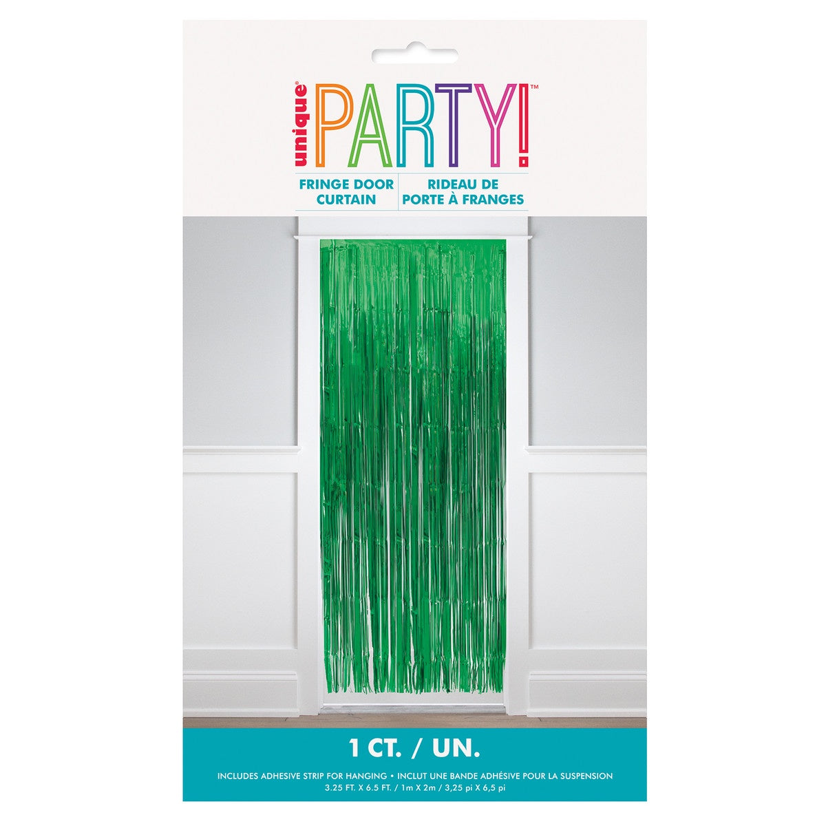 Green Foil FringE DOOR Curtain 1X2M