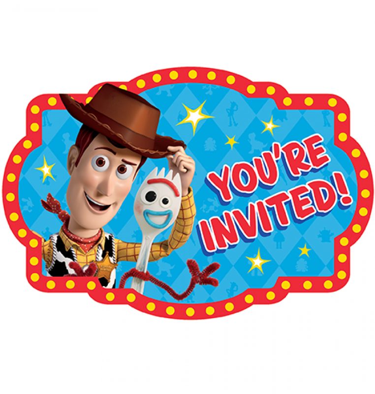 Toy Story 4 Invitations