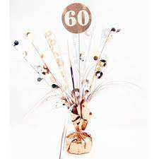 #60 Rose Gold & White Centrepiece Weight 165GM