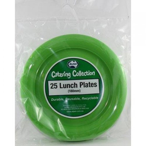 Lunch PLATE LIME GREEN Pack of 20