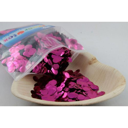 Metallic Small Confetti 1cm Magenta 250g Alpen