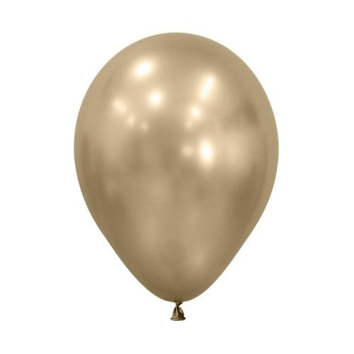 Sempertex Silk Gold Dust 870 Latex Balloons 12cm Bag of 50