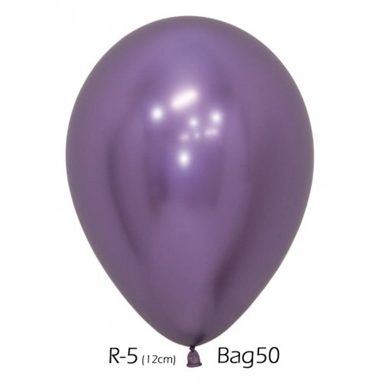 Reflex Violet 12cm Sempertex Balloons Bag 50