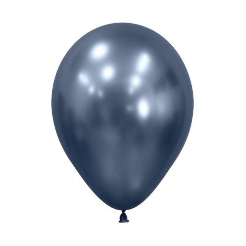 Sempertex Reflex Galaxy Blue Latex Balloons 30cm Bag of 50
