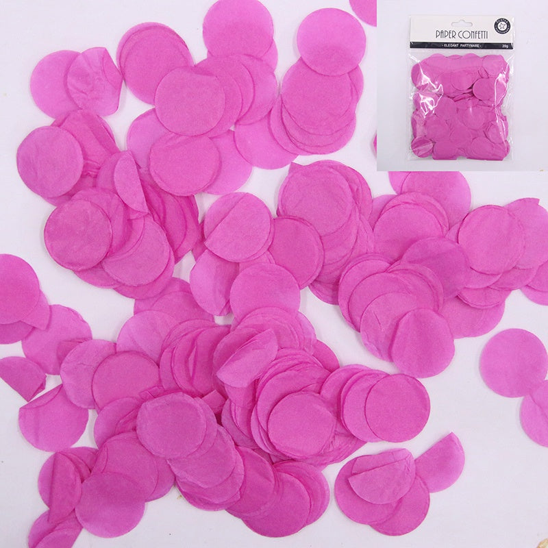 20g 25mm Magenta Confetti