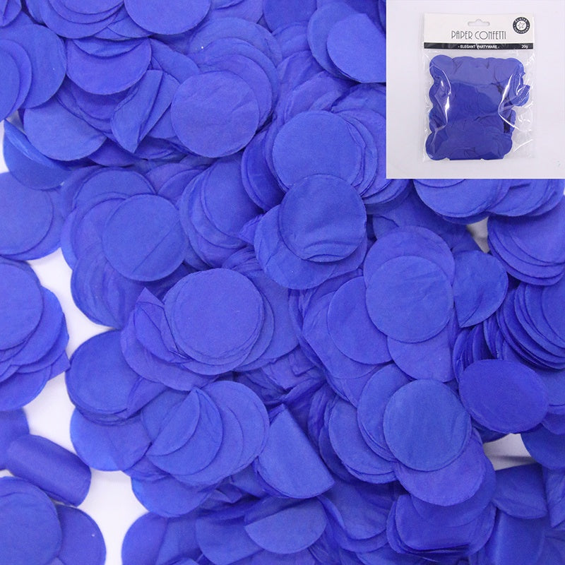 20g 25mm Navy Blue Confetti