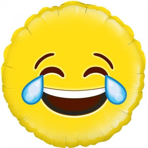 Emoji LOL Laughing Foil Balloon 18"(45cm)