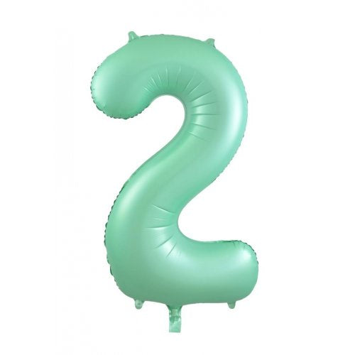 34inch Decrotex Foil Balloon Matt Pastel Mint #2