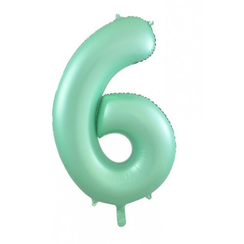 34inch Decrotex Foil Balloon Matt Pastel Mint #6