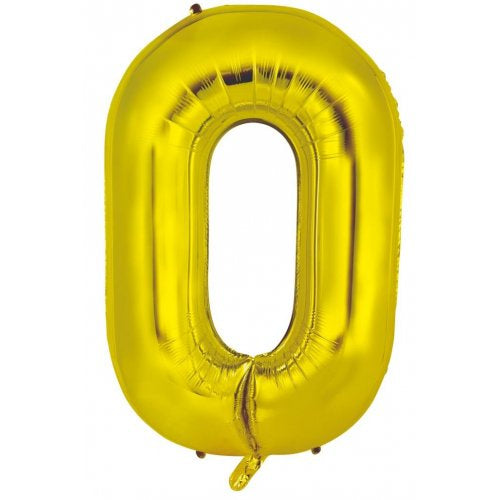 34inch Decrotex Foil Balloon Alphabet Gold #O Shaped P1