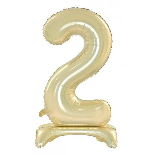 30inch Decrotex Standing Foil Balloon Luxe Gold #2
