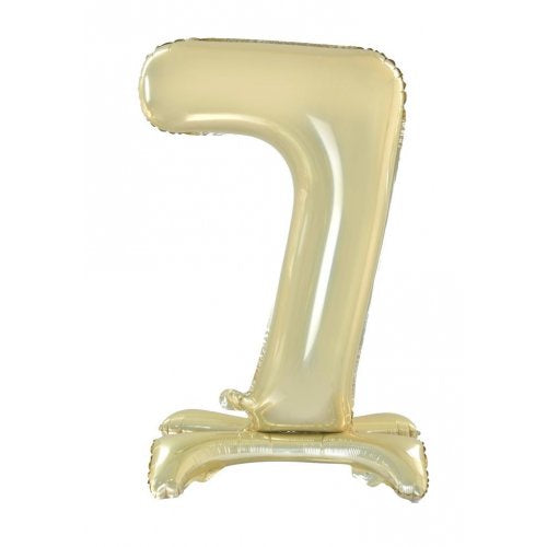 30inch Decrotex Standing Foil Balloon Luxe Gold #7