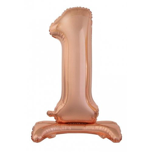 30inch Decrotex Standing Foil Balloon Rose Gold #1