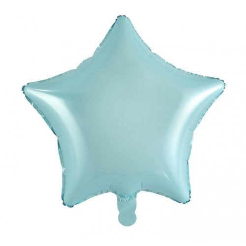 18 Inch Decrotex Foil Star Light Blue