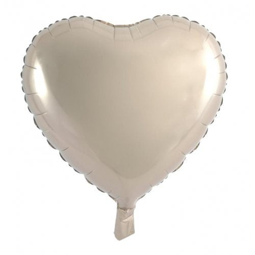18 Inch Decrotex Foil Heart Champagne