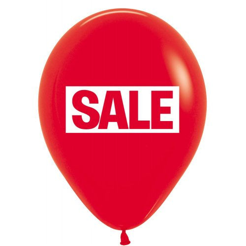 SALE Fashion Red White Print Latex Printed Balloons 30cm Bag of 50