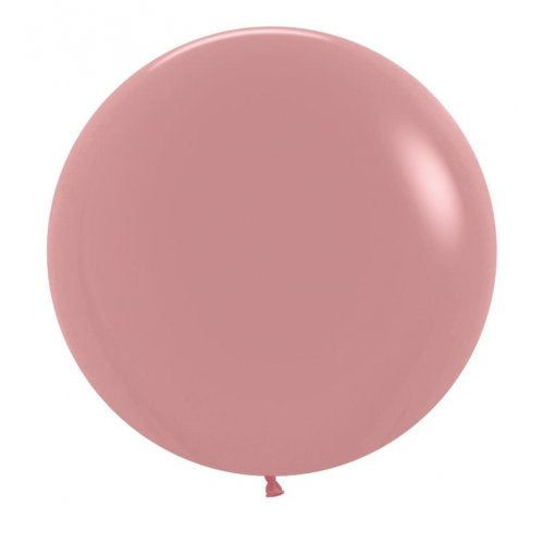 60cm Fashion Rosewood Round Balloon Pack Of 3