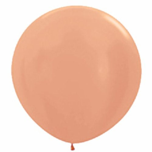 Sempertex Metallic Rose Gold Latex Balloons 36" (90cm) – 3 Pack