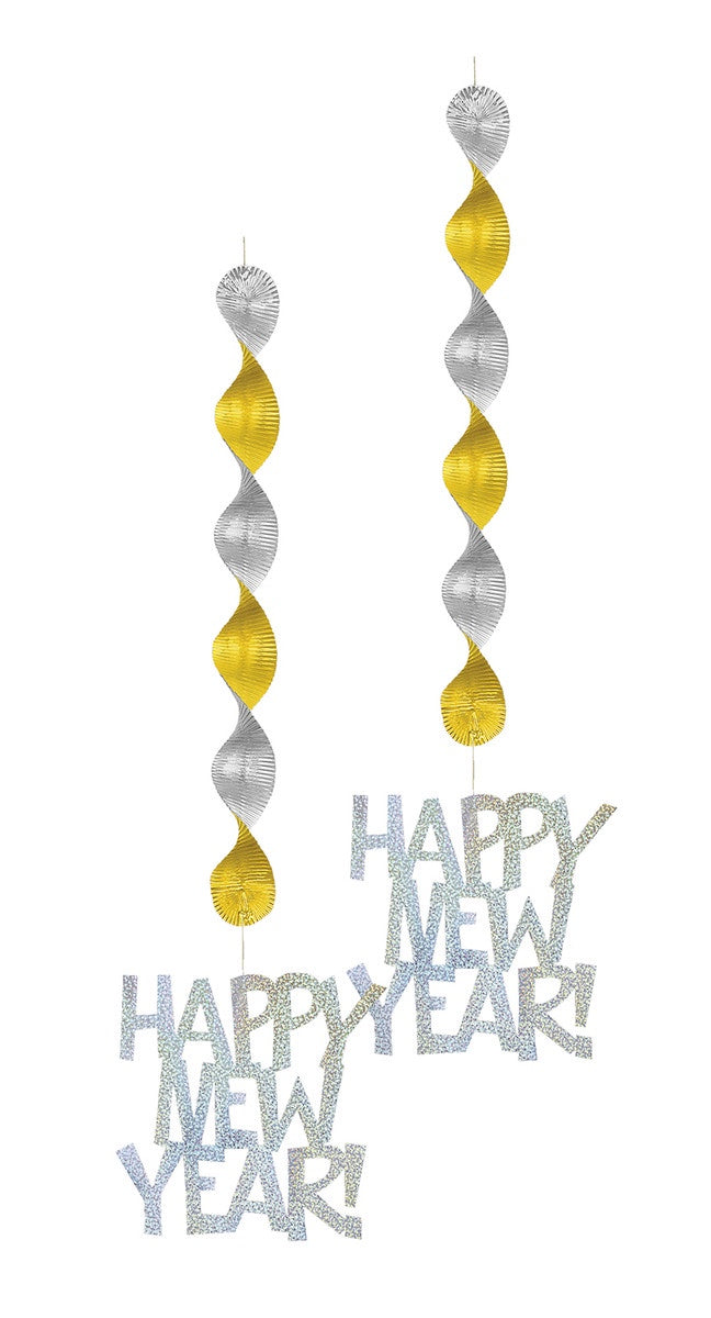 Prism Hanging Decoration New Year Pack Of 2