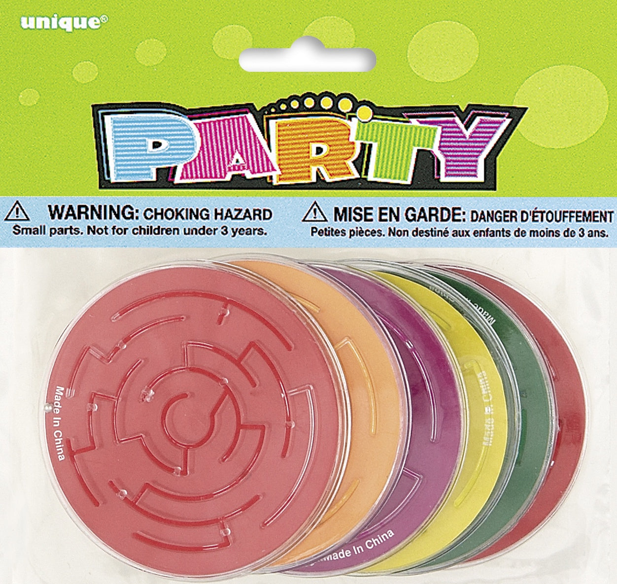 Party Favors-6 Maze Puzzles