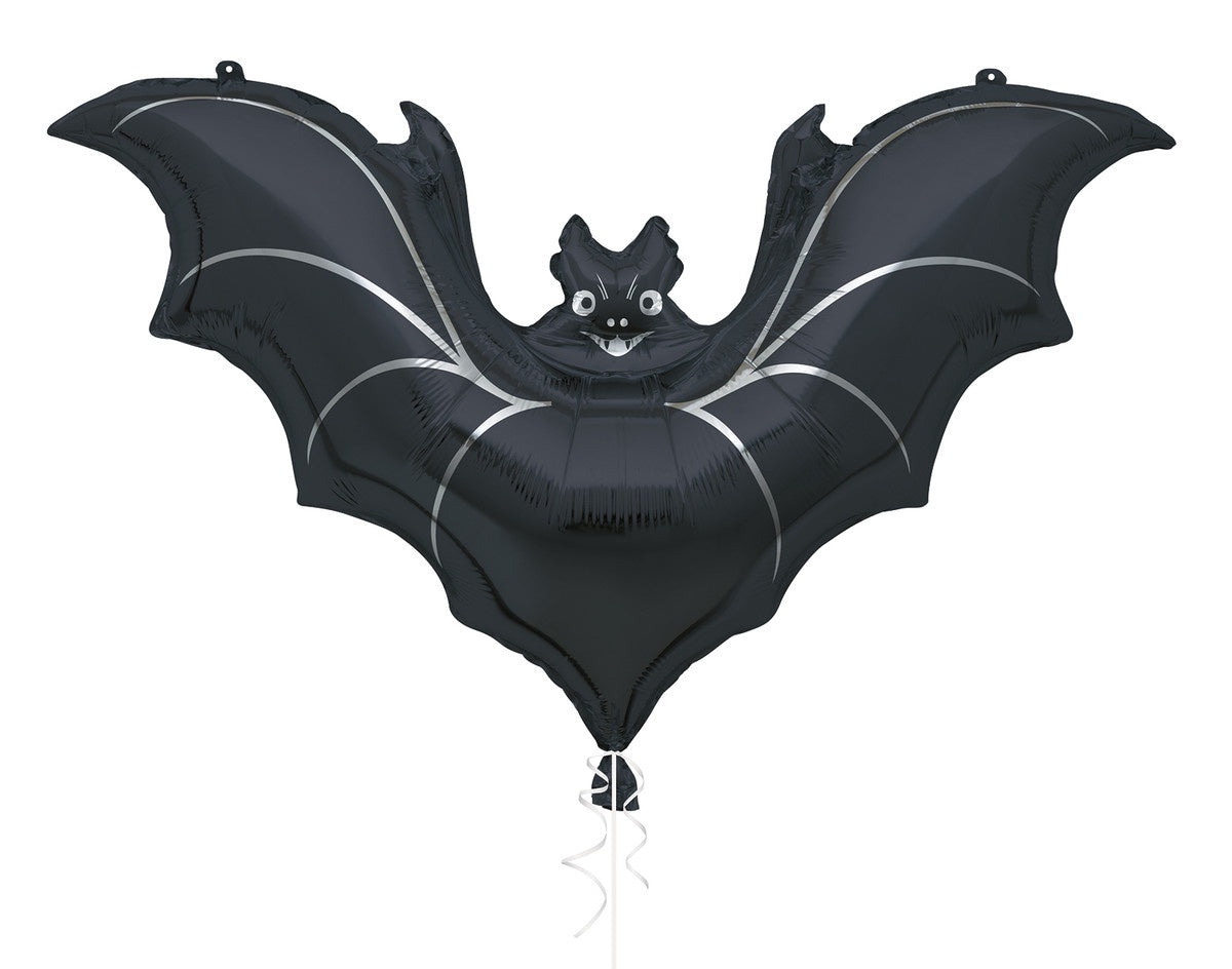 Black Bat 81.2cm (32 Inch) Foil Balloon Supershape