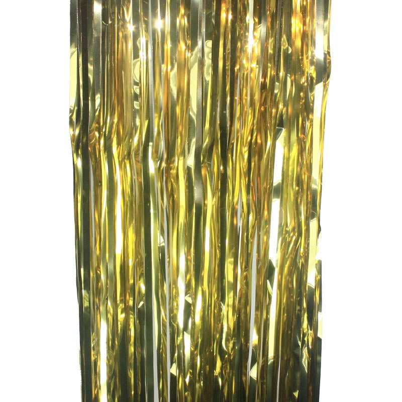 METALLIC DOOR CURTAIN GOLD 90 X 200CM