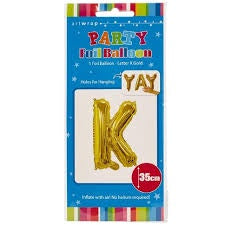 FOIL BALLOON 35CM GOLD K