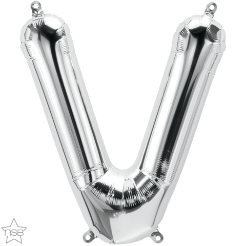 Foil Balloon 16" Letter Silver #v