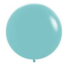 Fashion Aquamarine 60cm Latex Balloons  Pack of 3