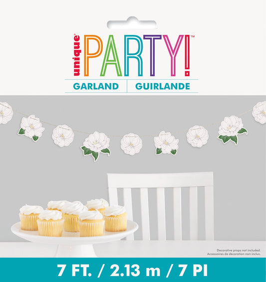 Garden Party Flower Paper Garland 2.13m (7')