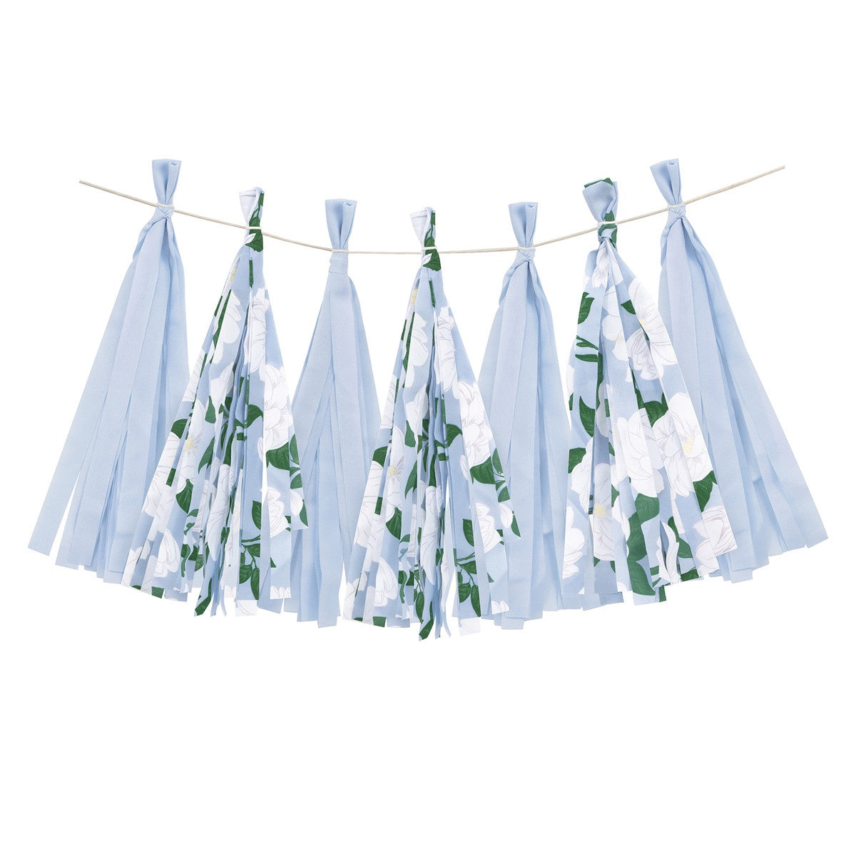 Garden Party Fabric Tassel Garland 2.13m (7')