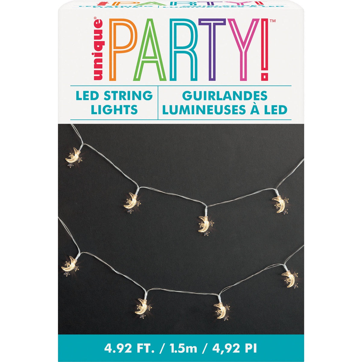 LED MOON AND STAR GARLAND